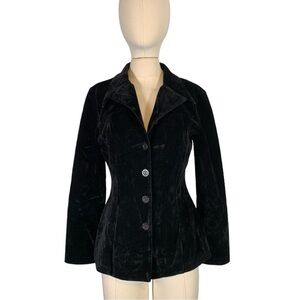 Vintage Michelle Velour Blazer Jacket Size Small